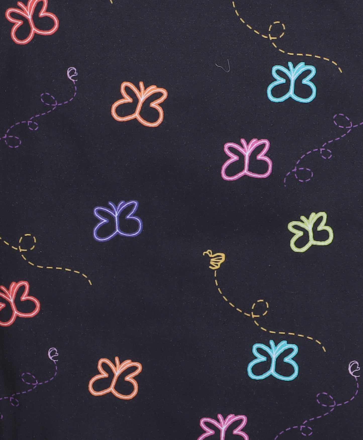 Butterflies Print- Black