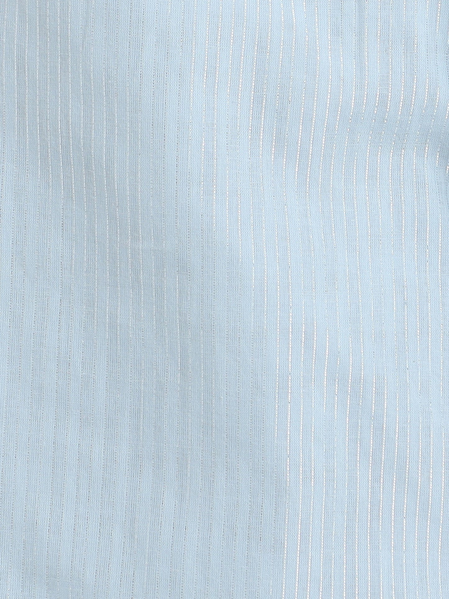 Blue Coord set with heart detailing on the Top and Pleated Pants