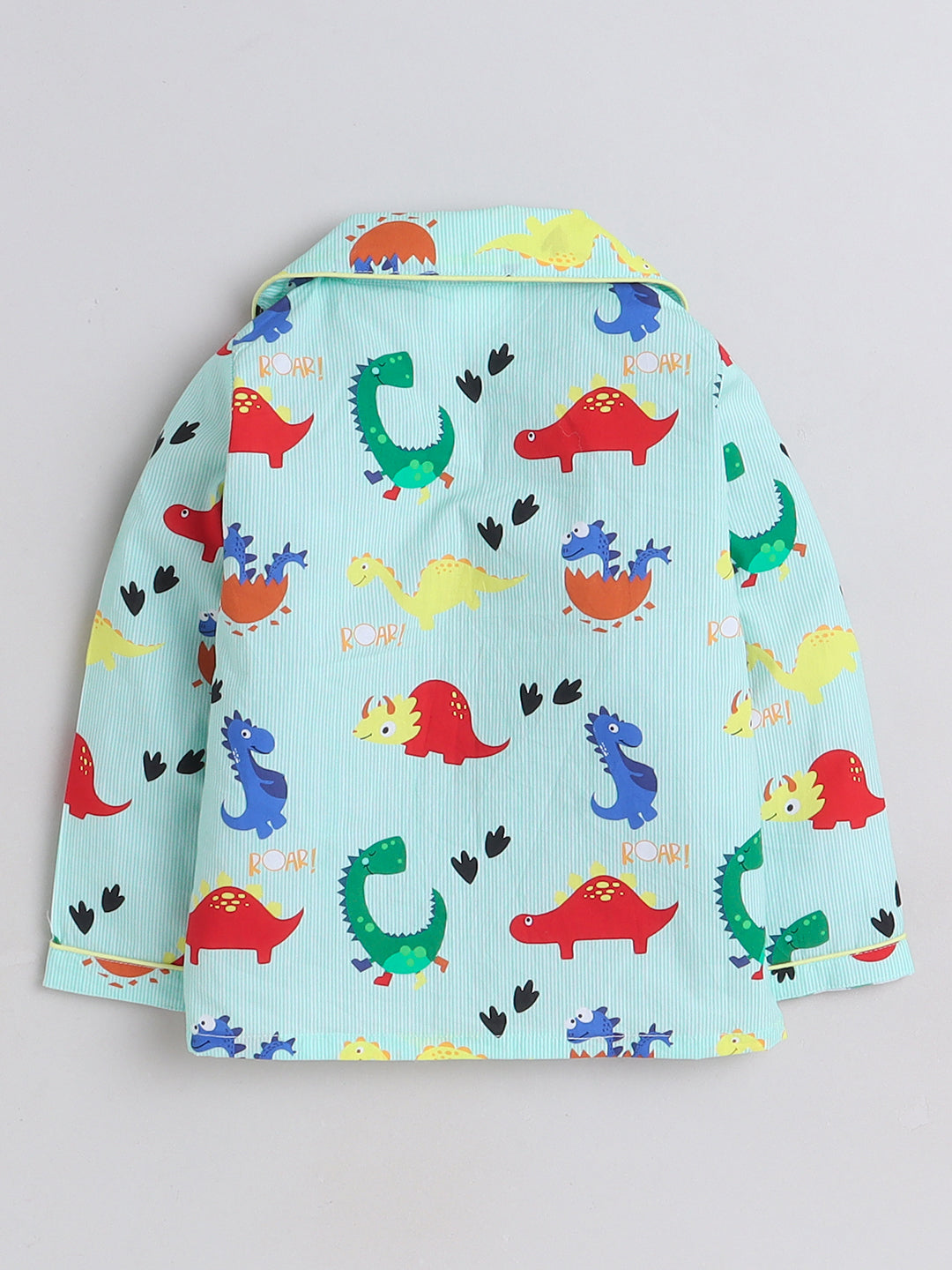 Dinosaurs Print Night Suit- Green