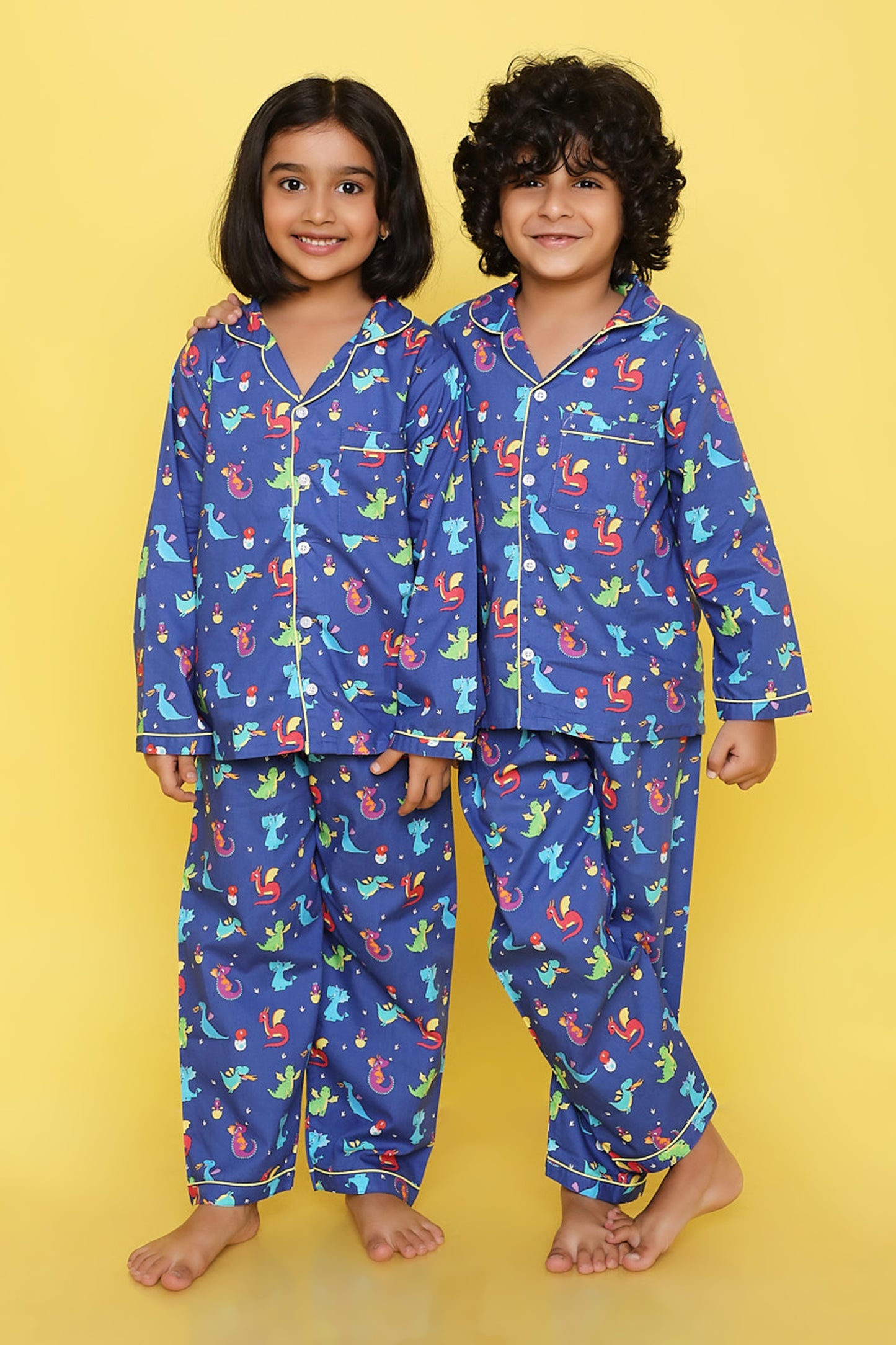 Dragons Print- Blue