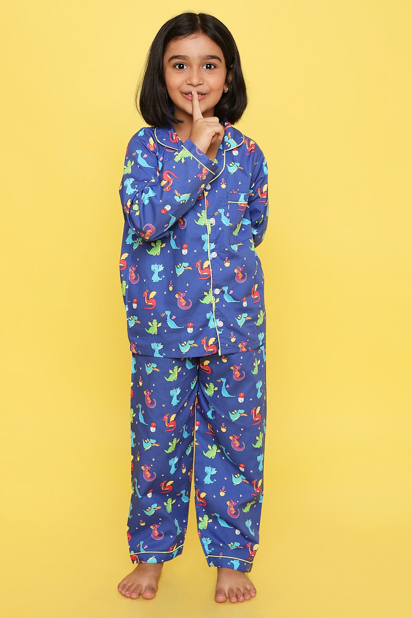 Dragons Print- Blue