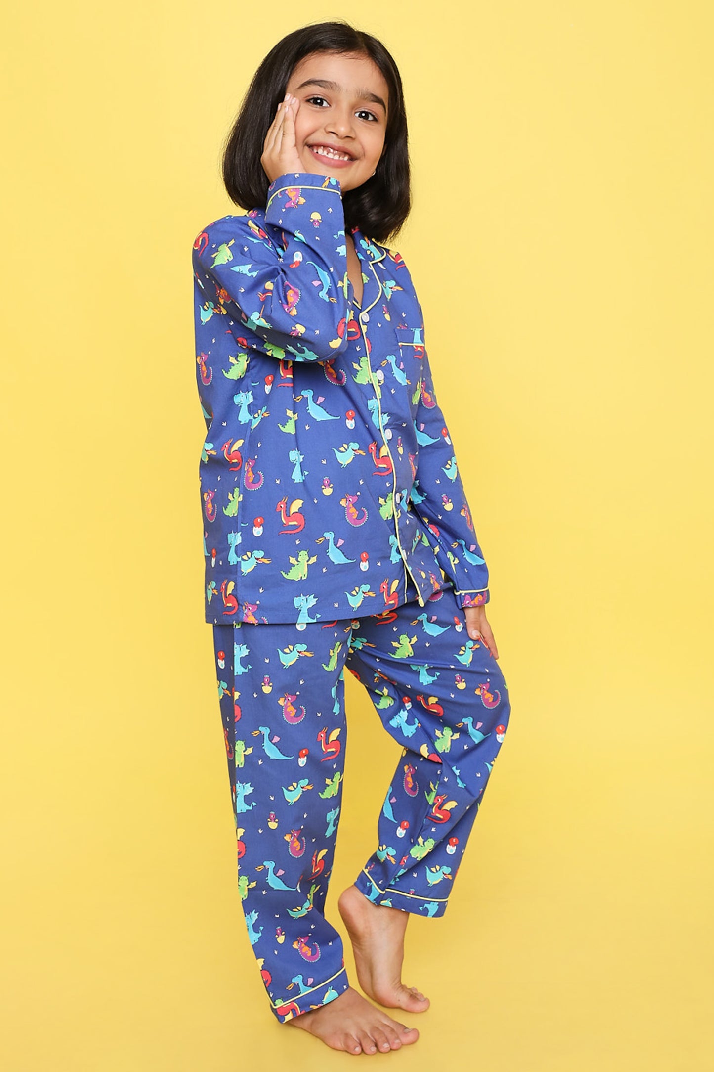 Dragons Print- Blue