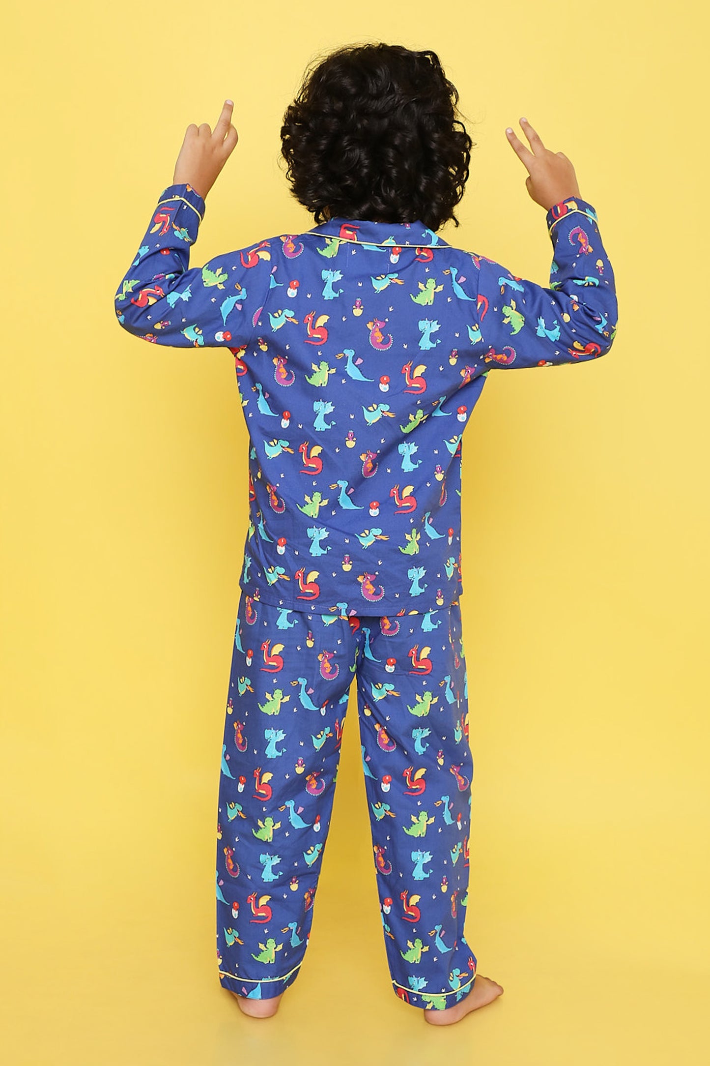 Dragons Print- Blue