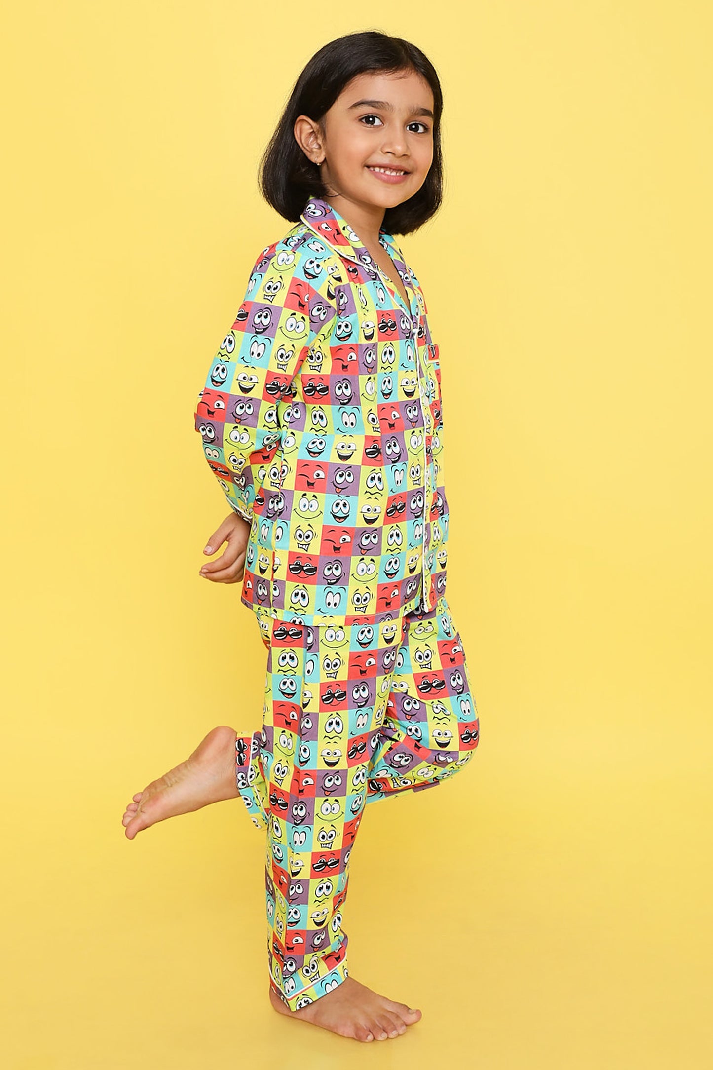 Funny Faces Print- Multi