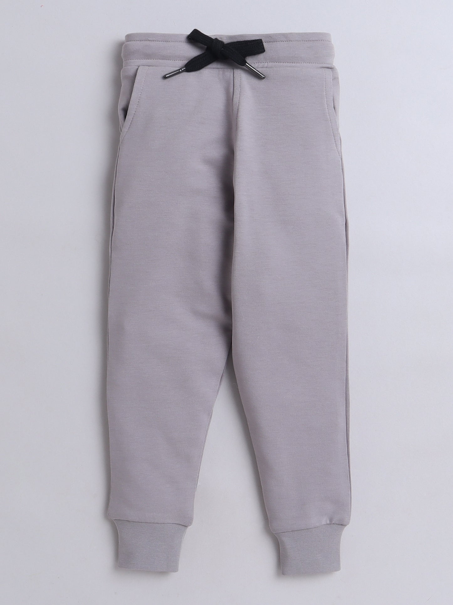Terry Jogger Pants Value Pack of 2- Grey and Yellow