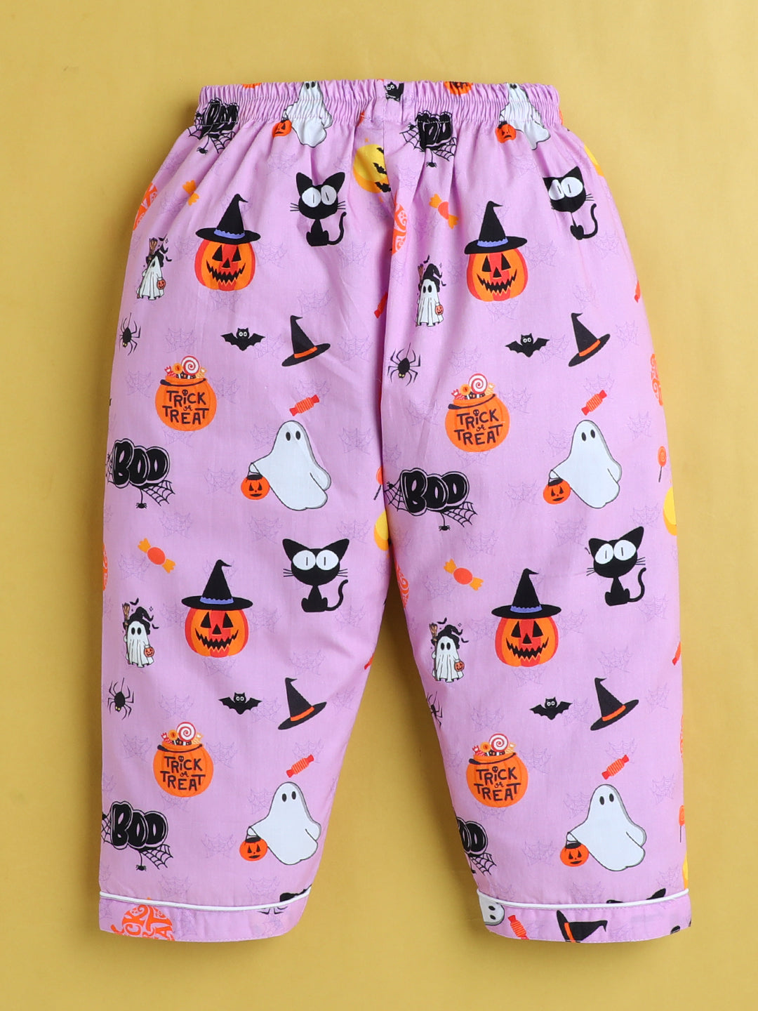 Haloween Print Nightsuit- Purple