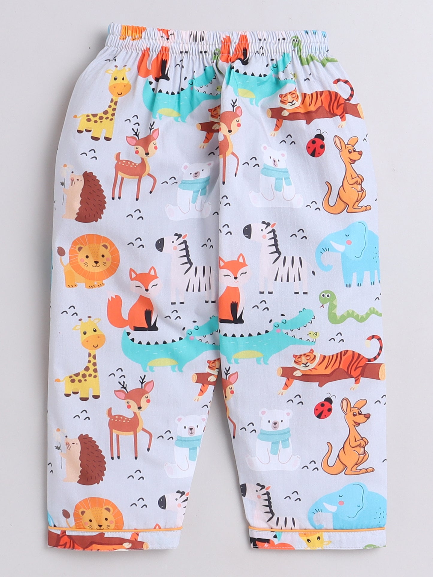 Jungle Animals Print- Light Grey