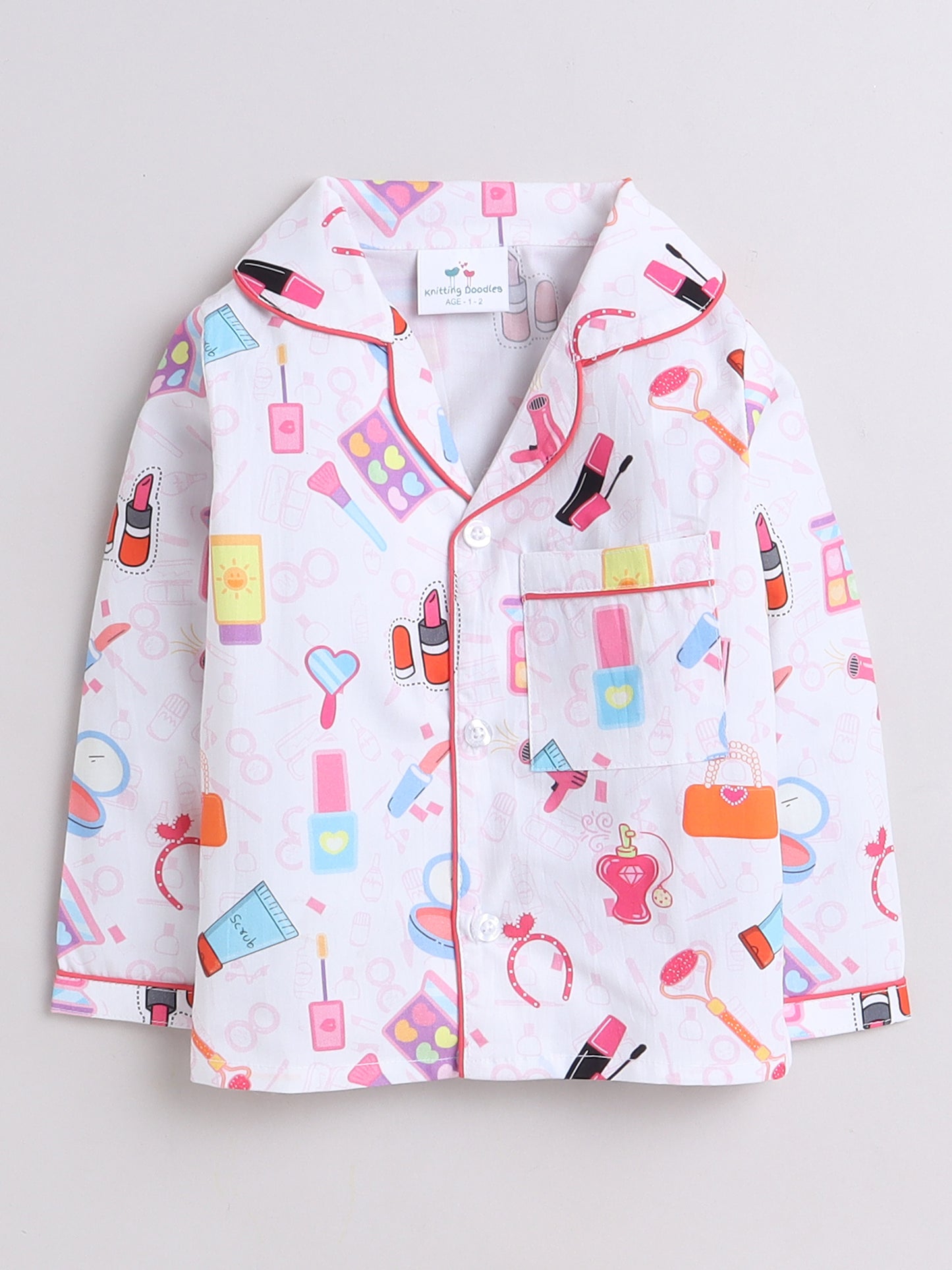 Make Up Print- White