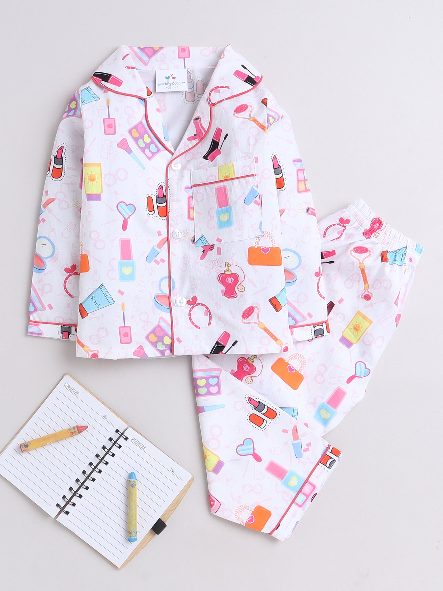 Make Up Print- White