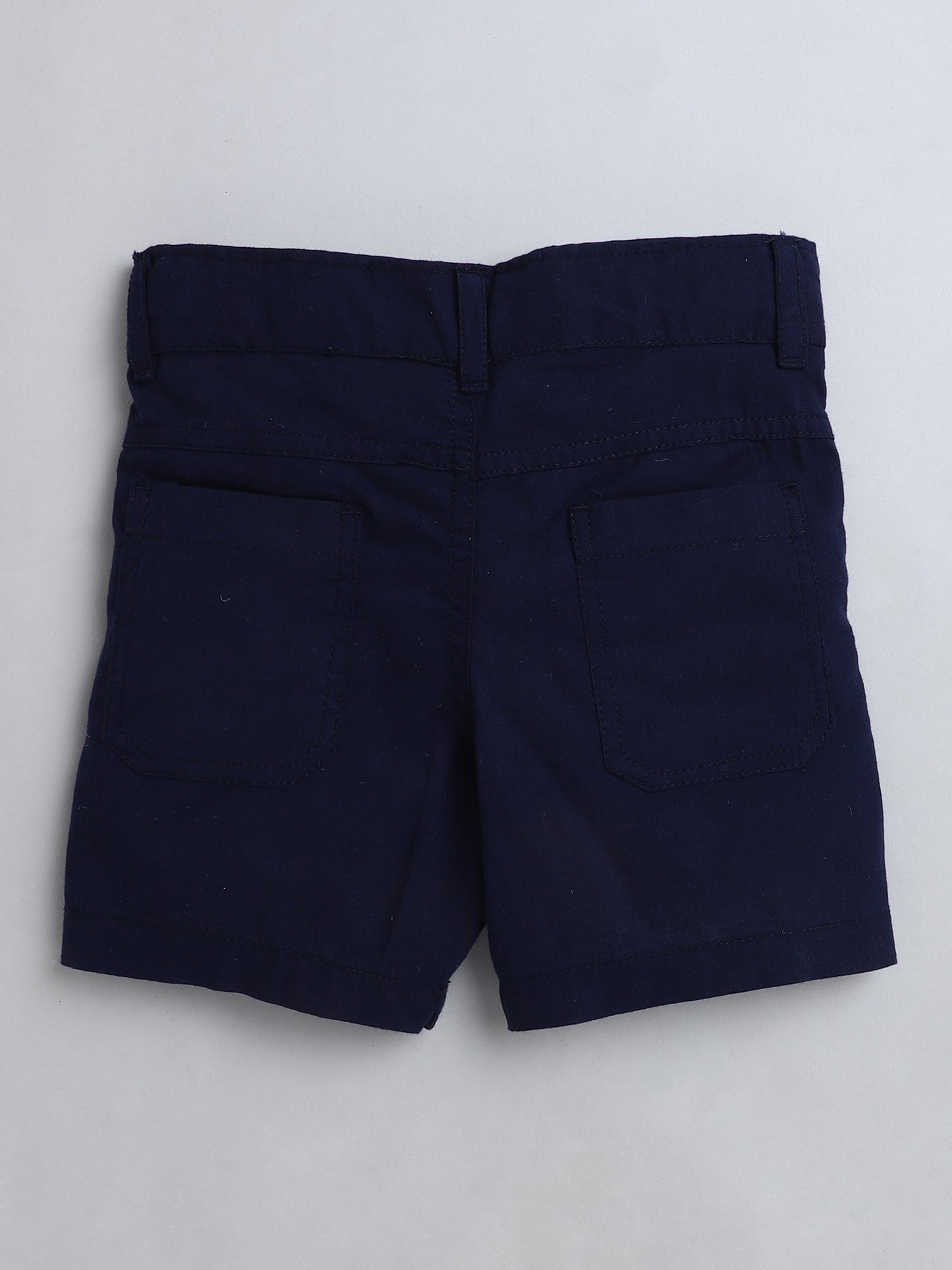 Boys' Shorts with Adjustable Waist- Navy