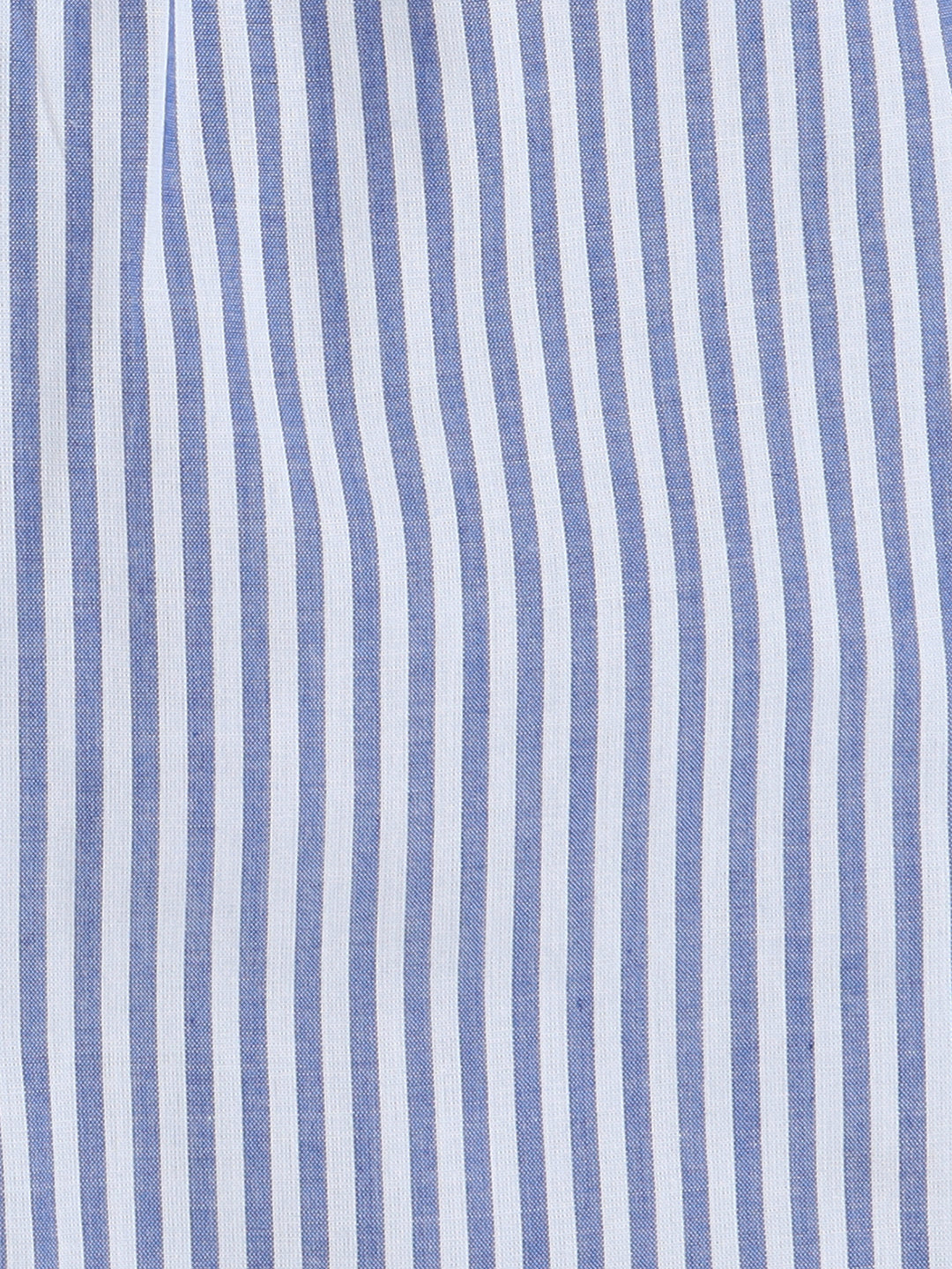 Blue and White Stripes Night Suit with cute Mama's Boy embroidery on the pocket