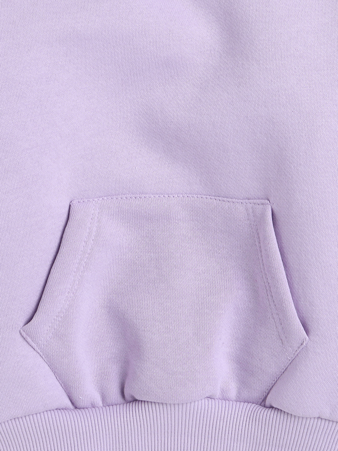 Knitting Doodles Kid's Sweatshirt with Warm Fleece and Pocket in front- Purple