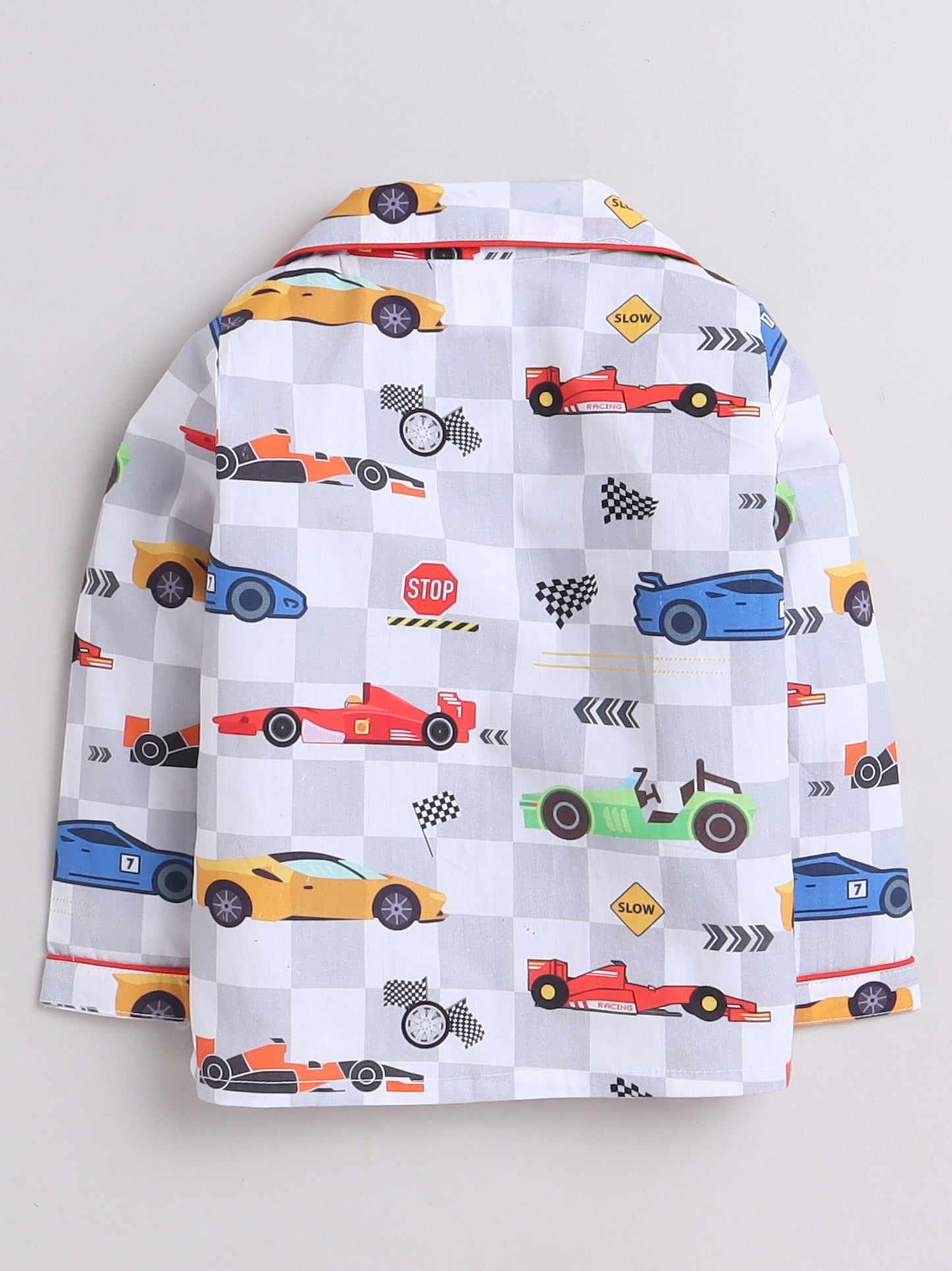 Racer Cars Print- Multi