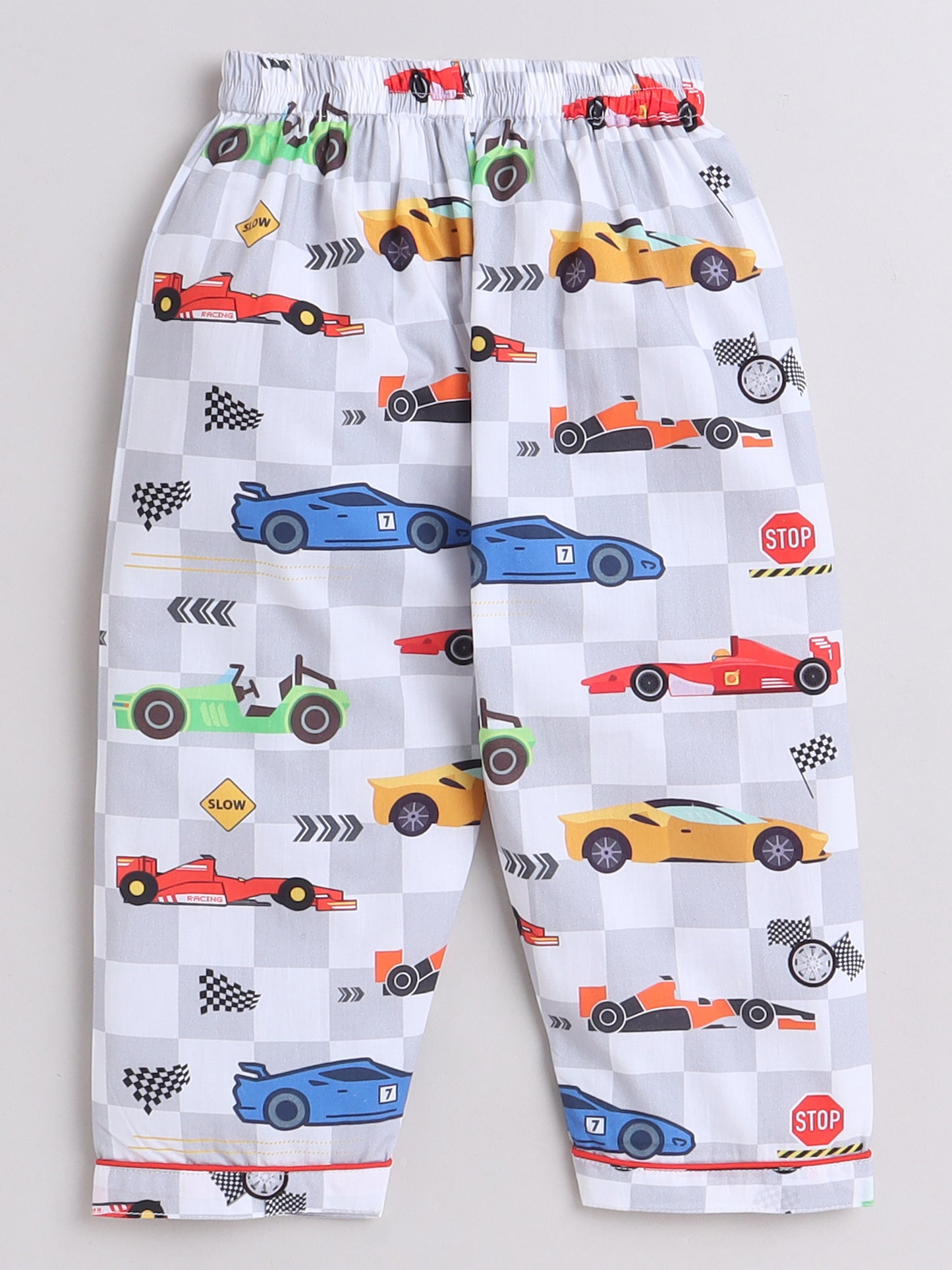 Racer Cars Print- Multi