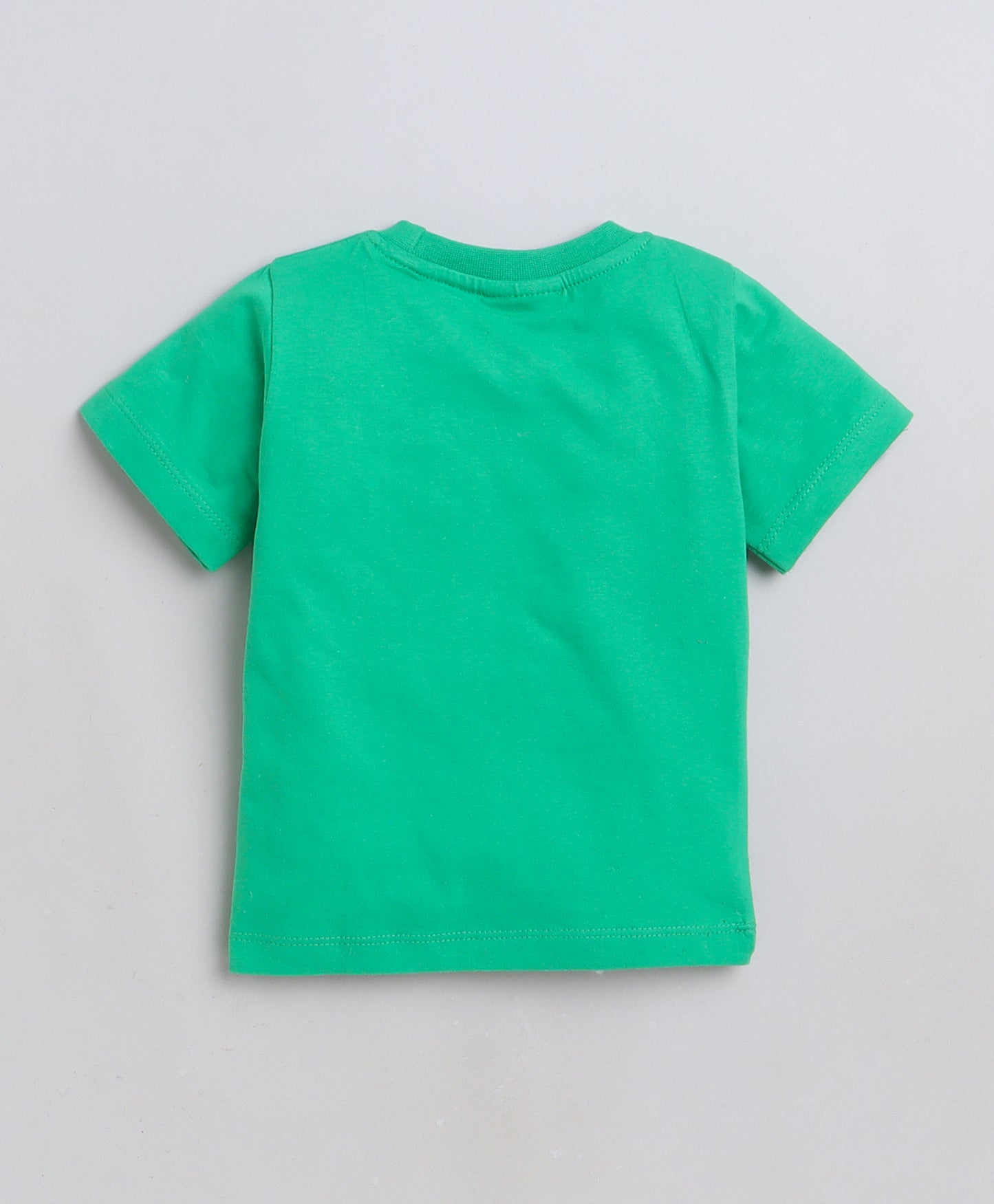 Cars Print T-shirt and Pyjama- Green and White