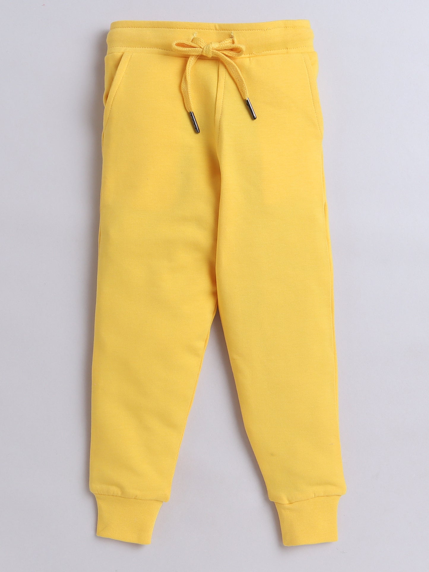 Terry Jogger Pants Value Pack of 2- Grey and Yellow