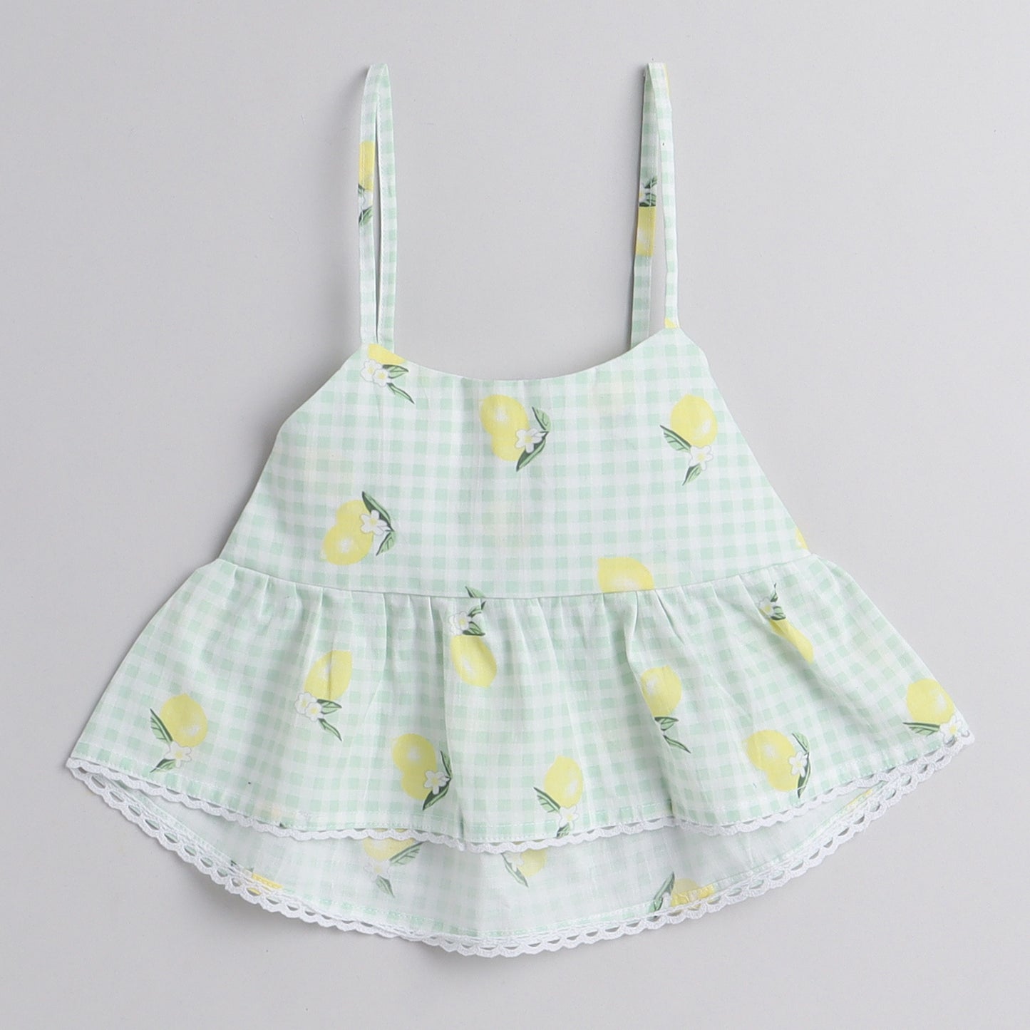 Lemons Printed Coord Set With Pants