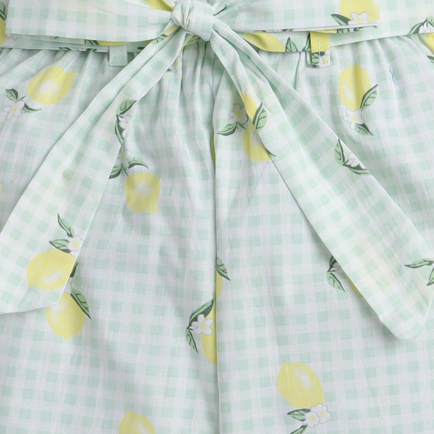 Lemons Printed Coord Set With Pants