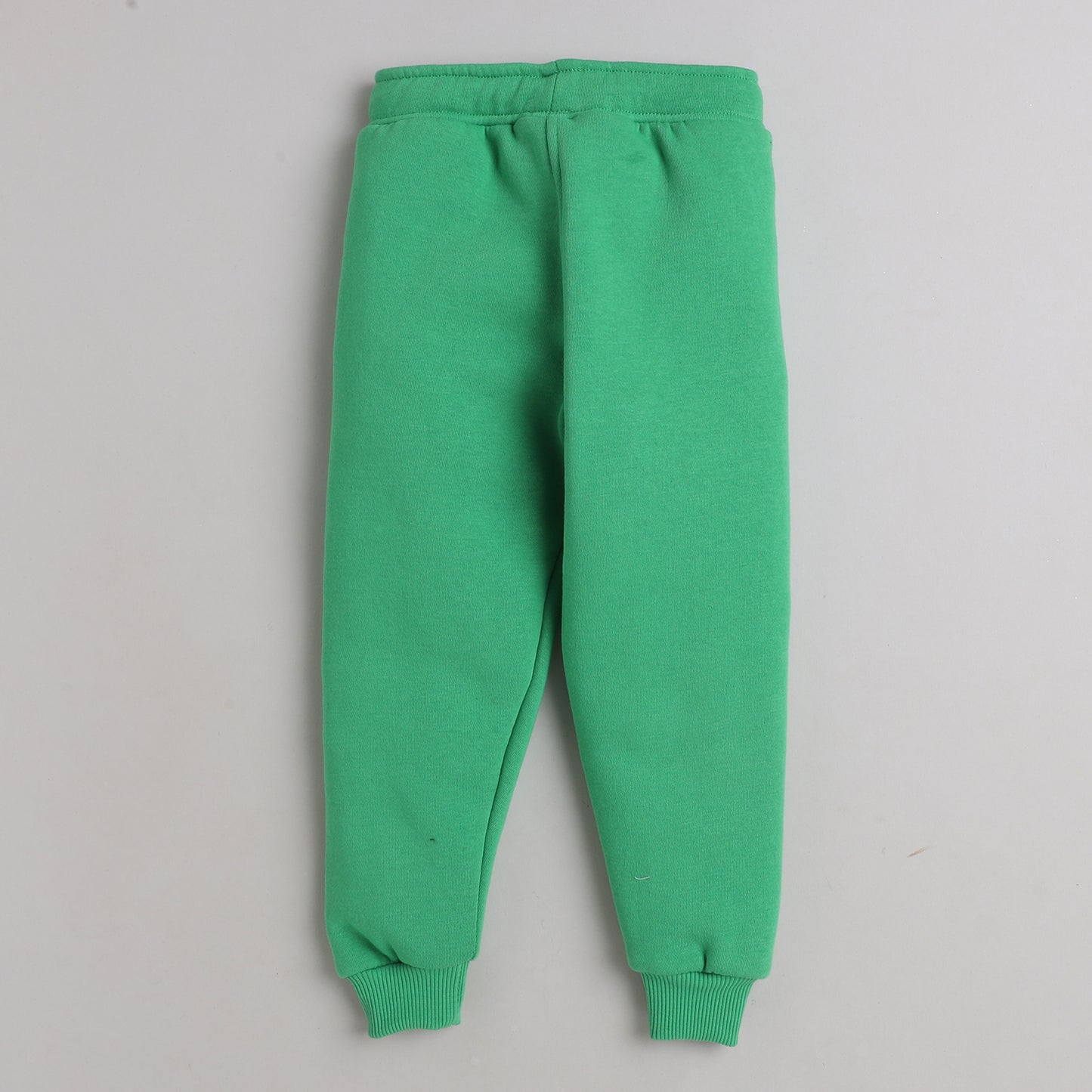 Trackpant with Fleece Lining and Elasticated waist- Green
