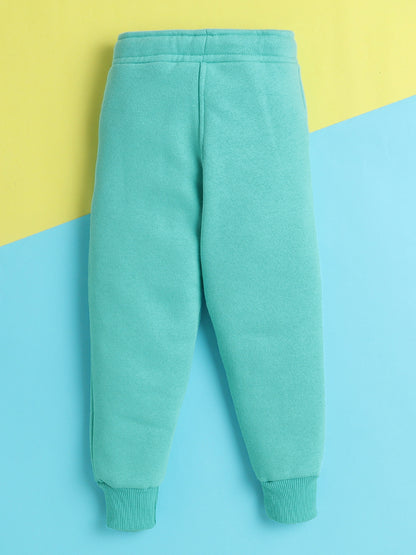 Trackpant with Fleece Lining and Elasticated waist- Turquoise