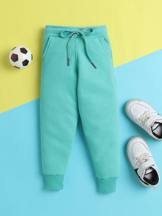 Trackpant with Fleece Lining and Elasticated waist- Turquoise