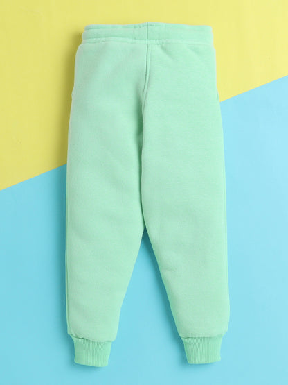 Trackpant with Fleece Lining and Elasticated waist- Sea Green