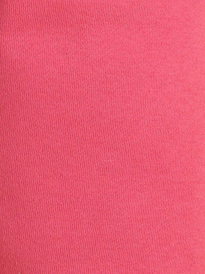 Trackpant with Fleece Lining and Elasticated waist- Pink