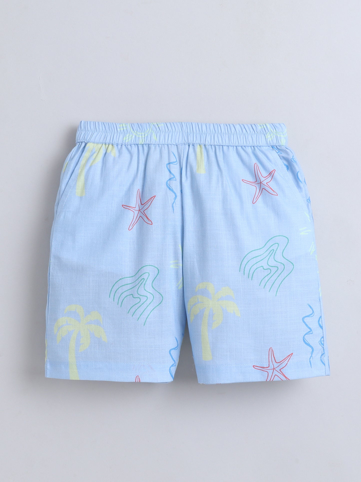 Beach Vibes Cotton Slub Co-ord Set