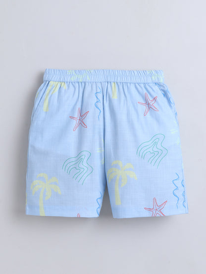 Beach Vibes Cotton Slub Co-ord Set