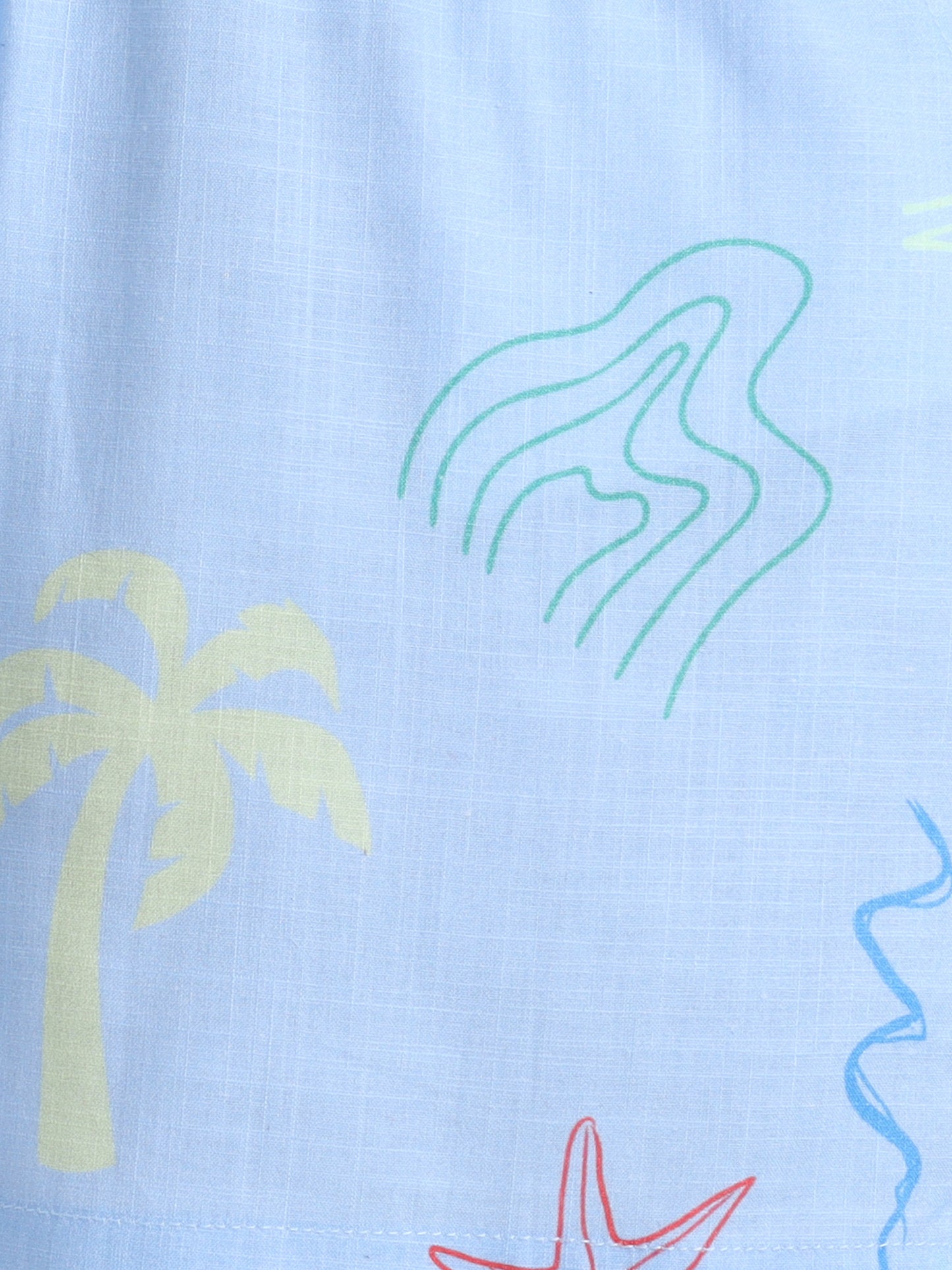 Beach Vibes Cotton Slub Co-ord Set