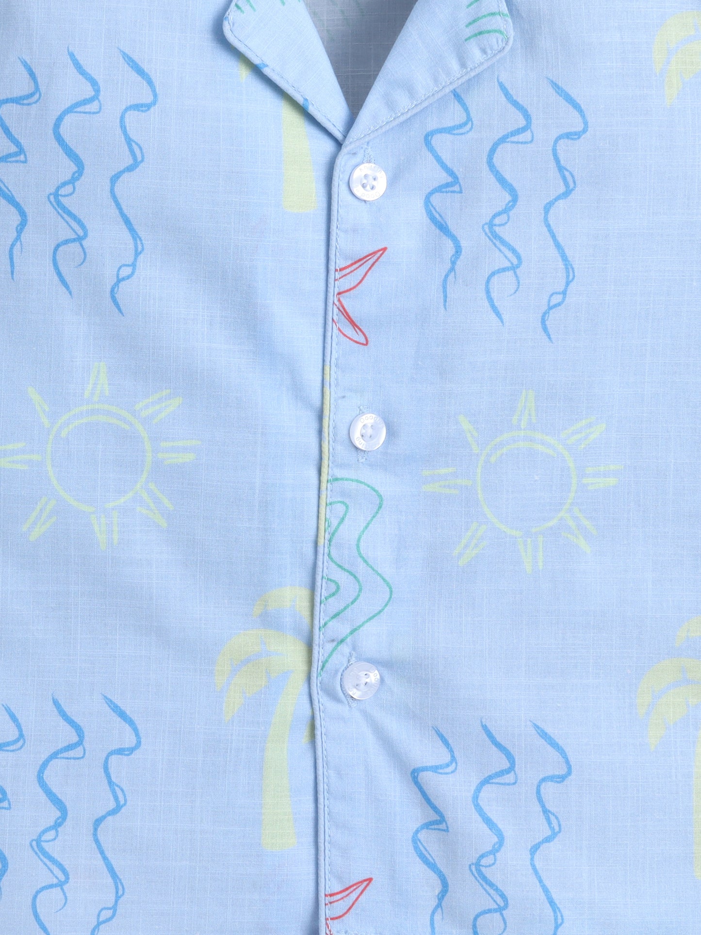 Beach Vibes Cotton Slub Co-ord Set