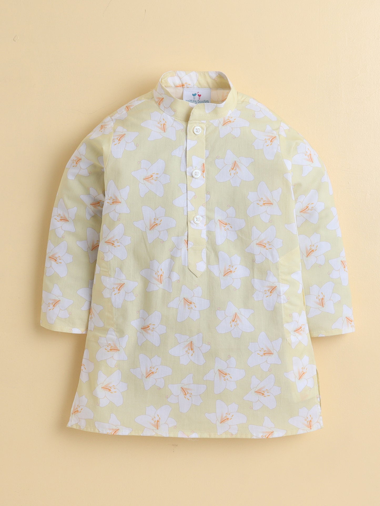 Yellow Lily Kurta Pyjama Set
