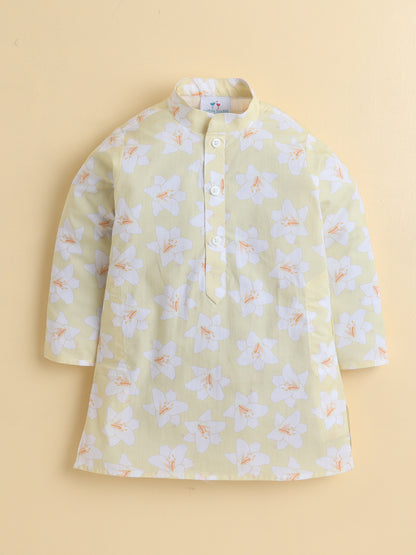 Yellow Lily Kurta Pyjama Set