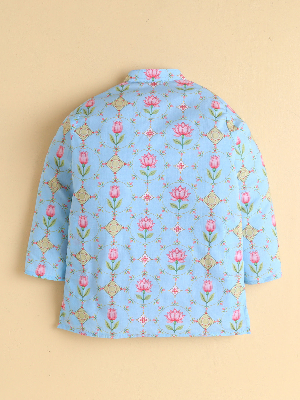 Blue Lotus Kurta Pyjama Set