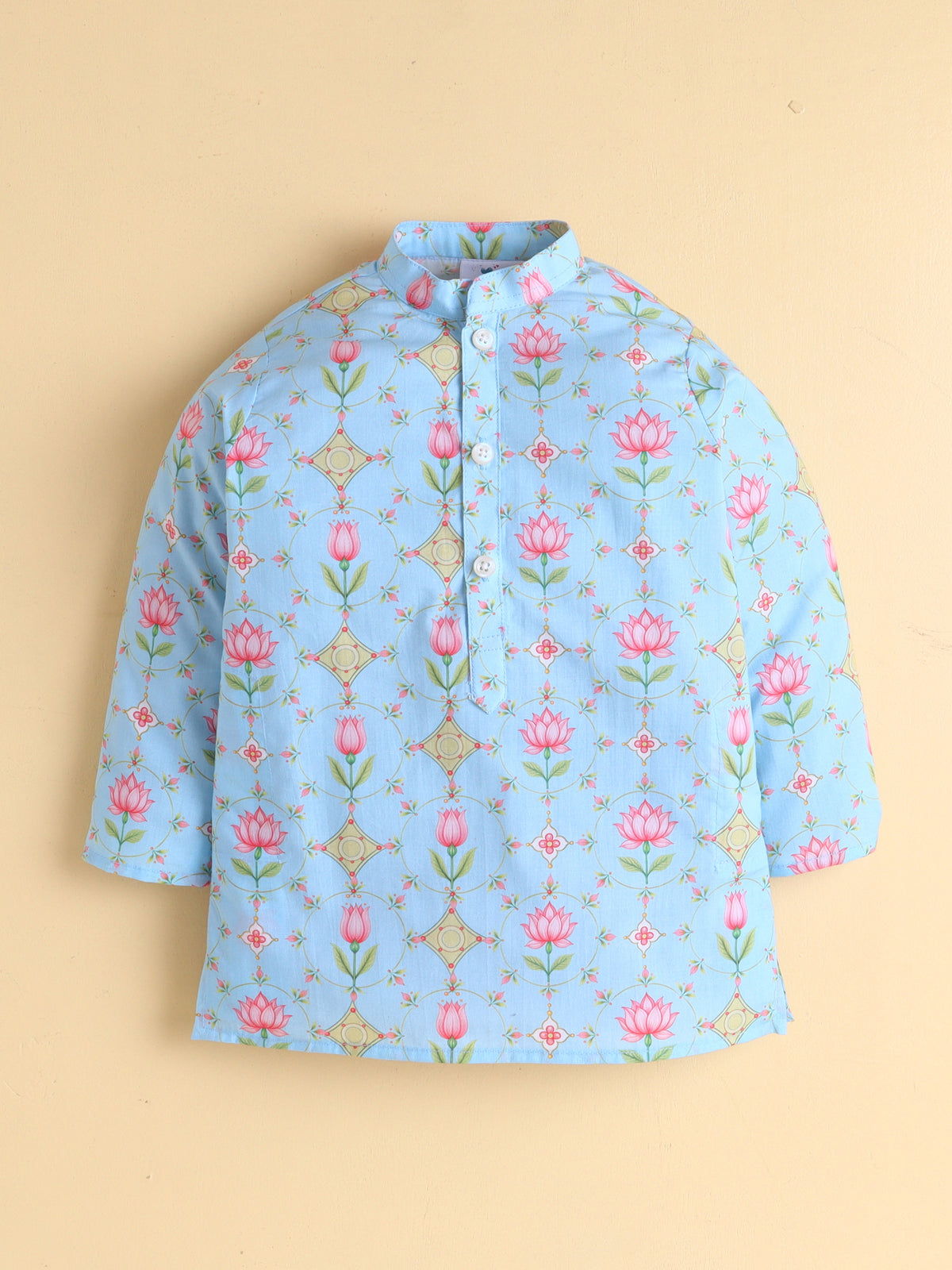Blue Lotus Kurta Pyjama Set