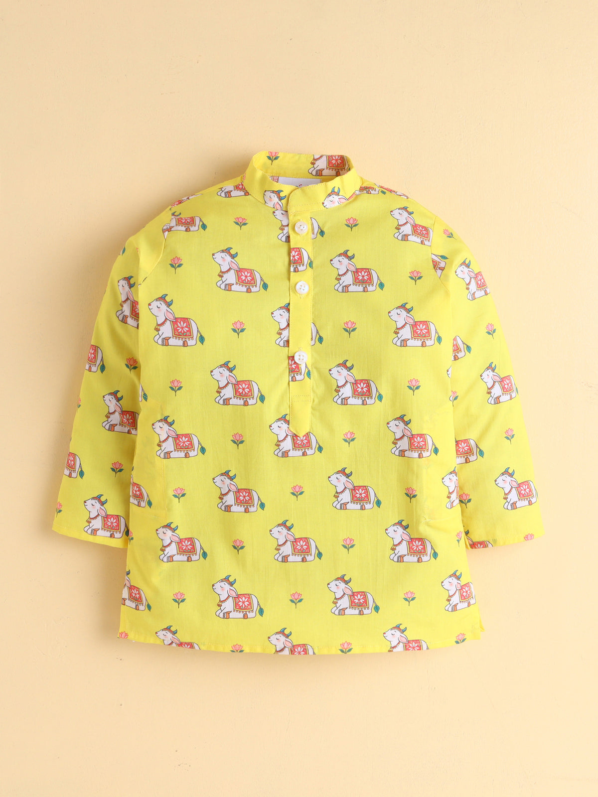 Sunshine Cow Kurta Pyjama Set