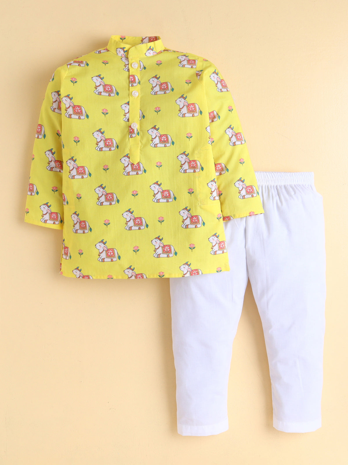 Sunshine Cow Kurta Pyjama Set