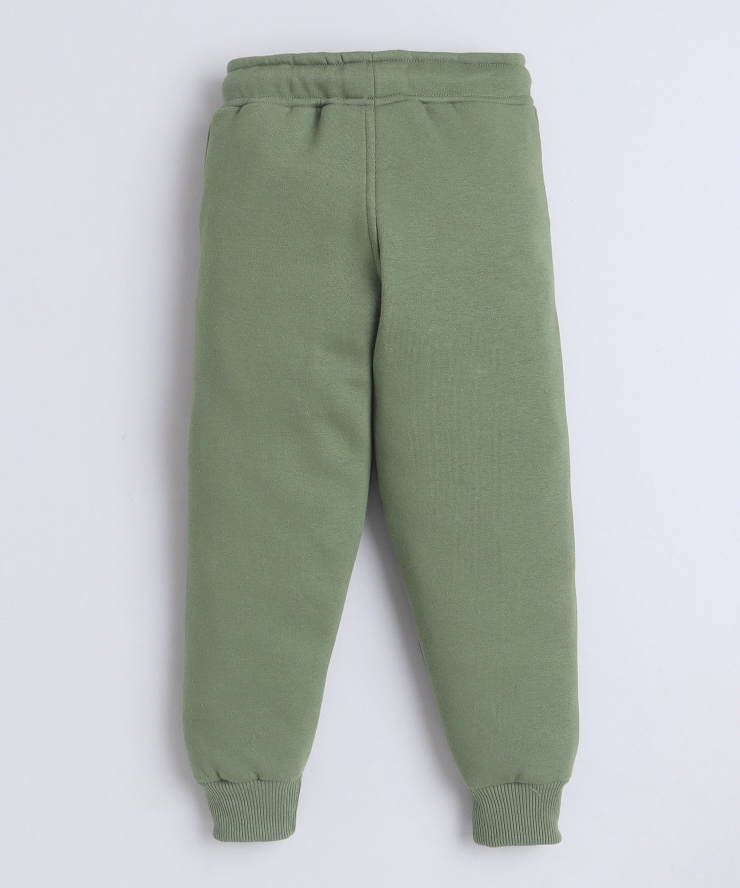 Trackpant with Fleece Lining and Elasticated waist- Olive