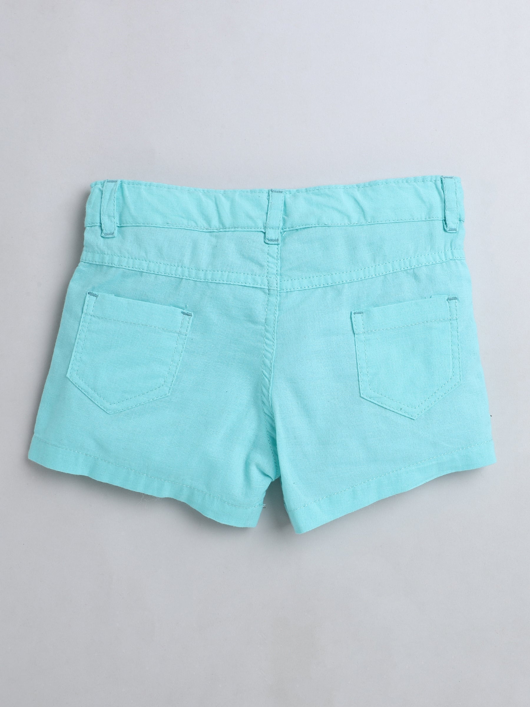 Girls turquoise shorts best sale